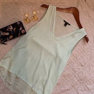 Banana Republic sheer layered tank top blouse
